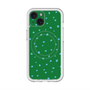 スリムプロテクションプレミアムケース with MagSafe［ Drawing Dot - Green ］