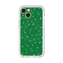 スリムプロテクションプレミアムケース with MagSafe［ Drawing Dot - Green ］