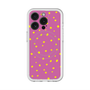 スリムプロテクションプレミアムケース with MagSafe［ Drawing Dot - Pink ］