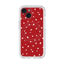 スリムプロテクションプレミアムケース with MagSafe［ Drawing Dot - Red ］