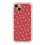 スリムプロテクションプレミアムケース with MagSafe［ Drawing Dot - Red ］