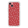 スリムプロテクションプレミアムケース with MagSafe［ Drawing Dot - Red ］