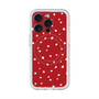 スリムプロテクションプレミアムケース with MagSafe［ Drawing Dot - Red ］