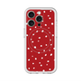 スリムプロテクションプレミアムケース with MagSafe［ Drawing Dot - Red ］