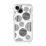 スリムプロテクションプレミアムケース with MagSafe［ Nordic Dot - Black ］