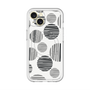 スリムプロテクションプレミアムケース with MagSafe［ Nordic Dot - Black ］