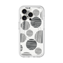 スリムプロテクションプレミアムケース with MagSafe［ Nordic Dot - Black ］