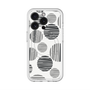 スリムプロテクションプレミアムケース with MagSafe［ Nordic Dot - Black ］