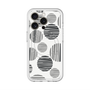 スリムプロテクションプレミアムケース with MagSafe［ Nordic Dot - Black ］