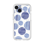 スリムプロテクションプレミアムケース with MagSafe［ Nordic Dot - Blue ］