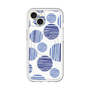 スリムプロテクションプレミアムケース with MagSafe［ Nordic Dot - Blue ］