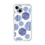 スリムプロテクションプレミアムケース with MagSafe［ Nordic Dot - Blue ］