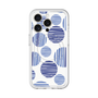 スリムプロテクションプレミアムケース with MagSafe［ Nordic Dot - Blue ］