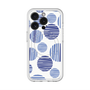 スリムプロテクションプレミアムケース with MagSafe［ Nordic Dot - Blue ］
