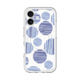 スリムプロテクションプレミアムケース with MagSafe［ Nordic Dot - Blue ］