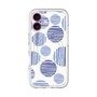 スリムプロテクションプレミアムケース with MagSafe［ Nordic Dot - Blue ］