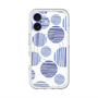 スリムプロテクションプレミアムケース with MagSafe［ Nordic Dot - Blue ］