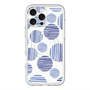 スリムプロテクションプレミアムケース with MagSafe［ Nordic Dot - Blue ］