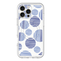 スリムプロテクションプレミアムケース with MagSafe［ Nordic Dot - Blue ］