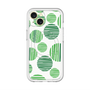 スリムプロテクションプレミアムケース with MagSafe［ Nordic Dot - Green ］