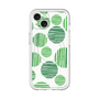 スリムプロテクションプレミアムケース with MagSafe［ Nordic Dot - Green ］