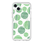 スリムプロテクションプレミアムケース with MagSafe［ Nordic Dot - Green ］