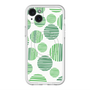 スリムプロテクションプレミアムケース with MagSafe［ Nordic Dot - Green ］