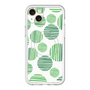 スリムプロテクションプレミアムケース with MagSafe［ Nordic Dot - Green ］