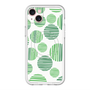 スリムプロテクションプレミアムケース with MagSafe［ Nordic Dot - Green ］