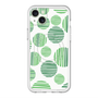 スリムプロテクションプレミアムケース with MagSafe［ Nordic Dot - Green ］