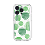 スリムプロテクションプレミアムケース with MagSafe［ Nordic Dot - Green ］