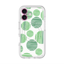 スリムプロテクションプレミアムケース with MagSafe［ Nordic Dot - Green ］