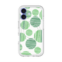 スリムプロテクションプレミアムケース with MagSafe［ Nordic Dot - Green ］
