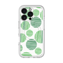 スリムプロテクションプレミアムケース with MagSafe［ Nordic Dot - Green ］