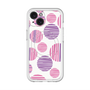 スリムプロテクションプレミアムケース with MagSafe［ Nordic Dot - Pink ］