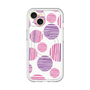 スリムプロテクションプレミアムケース with MagSafe［ Nordic Dot - Pink ］