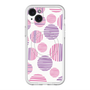 スリムプロテクションプレミアムケース with MagSafe［ Nordic Dot - Pink ］