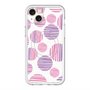 スリムプロテクションプレミアムケース with MagSafe［ Nordic Dot - Pink ］