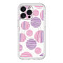 スリムプロテクションプレミアムケース with MagSafe［ Nordic Dot - Pink ］