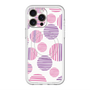 スリムプロテクションプレミアムケース with MagSafe［ Nordic Dot - Pink ］
