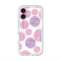 スリムプロテクションプレミアムケース with MagSafe［ Nordic Dot - Pink ］
