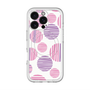 スリムプロテクションプレミアムケース with MagSafe［ Nordic Dot - Pink ］
