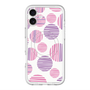 スリムプロテクションプレミアムケース with MagSafe［ Nordic Dot - Pink ］