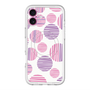 スリムプロテクションプレミアムケース with MagSafe［ Nordic Dot - Pink ］