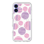 スリムプロテクションプレミアムケース with MagSafe［ Nordic Dot - Pink ］