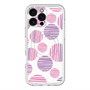 スリムプロテクションプレミアムケース with MagSafe［ Nordic Dot - Pink ］