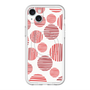 スリムプロテクションプレミアムケース with MagSafe［ Nordic Dot - Red ］