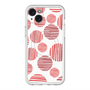 スリムプロテクションプレミアムケース with MagSafe［ Nordic Dot - Red ］
