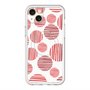 スリムプロテクションプレミアムケース with MagSafe［ Nordic Dot - Red ］