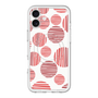 スリムプロテクションプレミアムケース with MagSafe［ Nordic Dot - Red ］